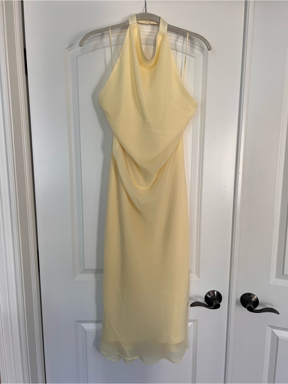 Aritzia Audience Halter Dress - Féte Chiffon